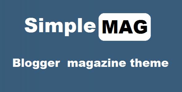 SimpleMag - Blogger Magazine Theme